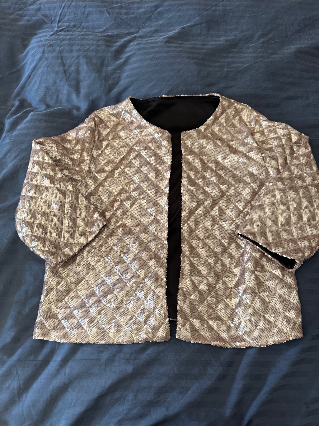 Soft Pink Jacket Open Front